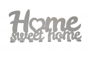 Cuier metalic Home Sweet Home Alb 1