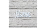 Cuier metalic Home Sweet Home Alb 5