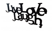 Cuier metalic Live Love Laugh 5