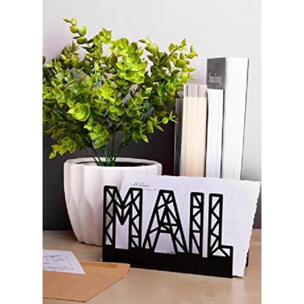 Suport scrisoare Mail, 15x6cm, otel, negru 7
