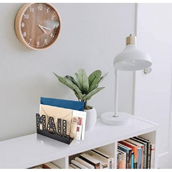 Suport scrisoare Mail, 15x6cm, otel, negru 9