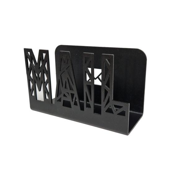 Suport scrisoare Mail, 15x6cm, otel, negru 5