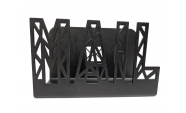 Suport scrisoare Mail, 15x6cm, otel, negru 10