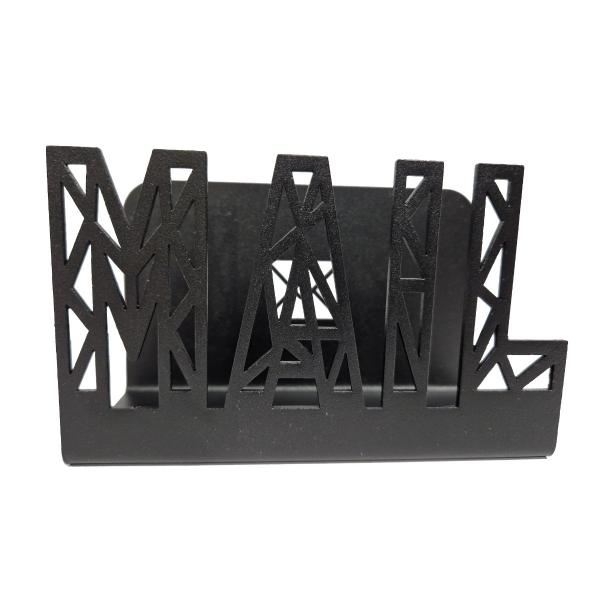 Suport scrisoare Mail, 15x6cm, otel, negru 10