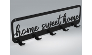 Cuier metalic Home Sweet Home 5 agatatoare 3