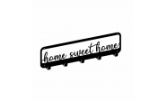 Cuier metalic Home Sweet Home 5 agatatoare 2