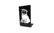 Suport de carte Caine Mops, Otel, 180 x 110 mm, Negru mat 4