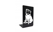 Suport de carte Caine Mops, Otel, 180 x 110 mm, Negru mat 3