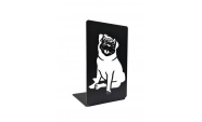 Suport de carte Caine Mops, Otel, 180 x 110 mm, Negru mat 2