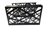 Set 2 picioare pentru masute cafea model 2, Vopsire in camp electrostatic, Negru mat, 45x70 cm 2