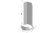 Suport reglabil pentru stingator, Extinctor 6/9/12Kg. 6