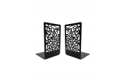 Suport de carti Planta, set de 2 bucati , Otel, 175 x 110 mm, Negru 2