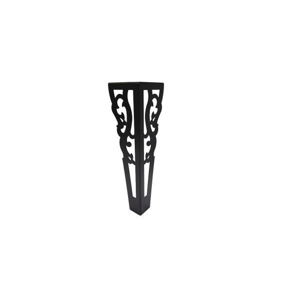 Set 4 picioare metalice masa cafea, Inaltime 36 CM, model 1, Negru  1