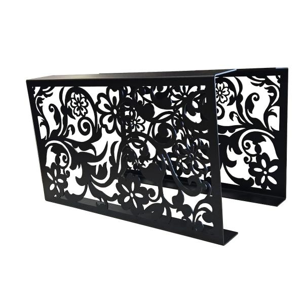 Set 2 picioare pentru masute cafea model 3, Vopsire in camp electrostatic, Negru mat, 45x70 cm 1
