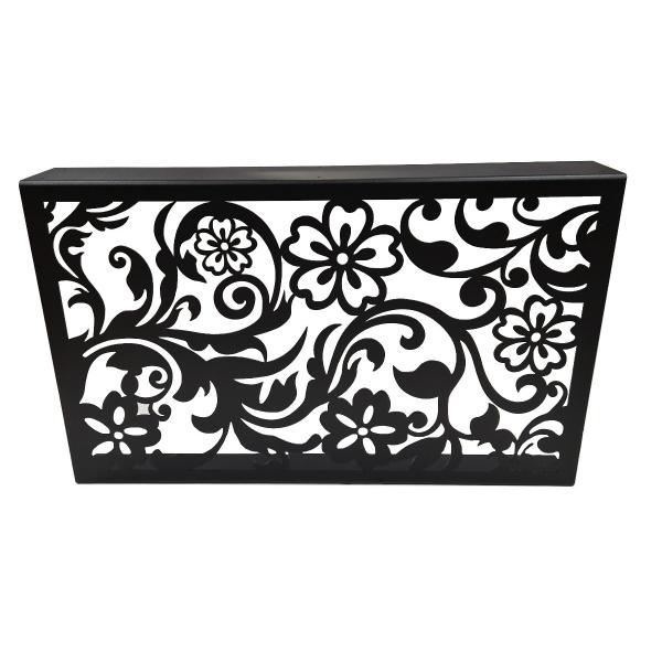 Set 2 picioare pentru masute cafea model 3, Vopsire in camp electrostatic, Negru mat, 45x70 cm 3