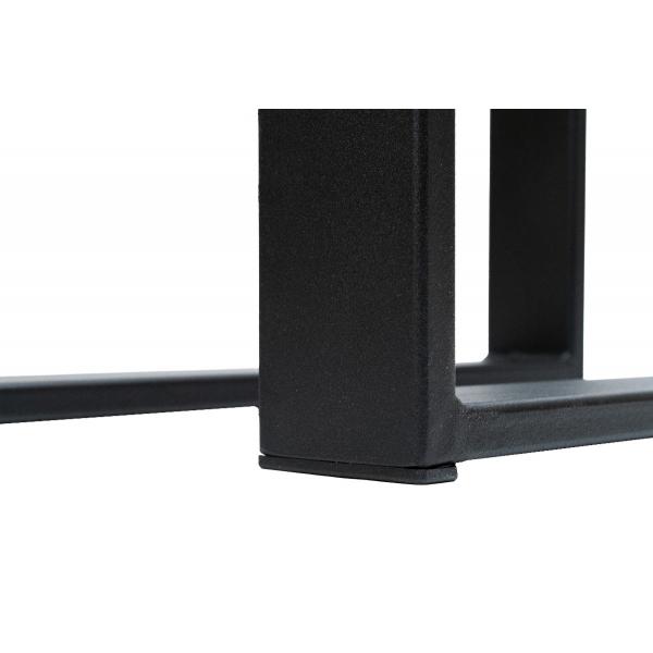 Set 2 picioare masa, Profil Lat, Vopsire in camp electrostatic, Negru 72x60x8 cm  8