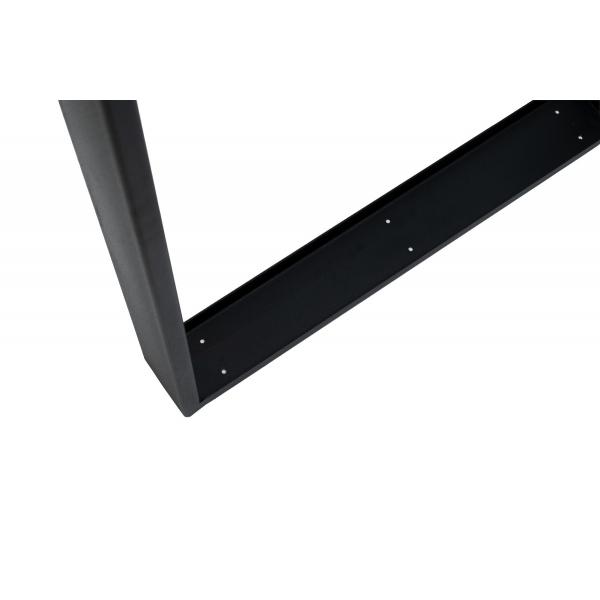 Set 2 picioare masa, Profil Lat, Vopsire in camp electrostatic, Negru 72x60x8 cm  10
