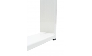 Set 2 picioare masa, Profil Lat, Vopsire in camp electrostatic, Alb 72x60x8 cm  7