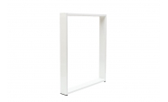 Set 2 picioare masa, Profil Lat, Vopsire in camp electrostatic, Alb 72x60x8 cm  4