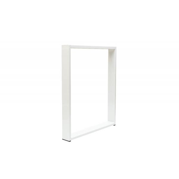 Set 2 picioare masa, Profil Lat, Vopsire in camp electrostatic, Alb 72x60x8 cm  4