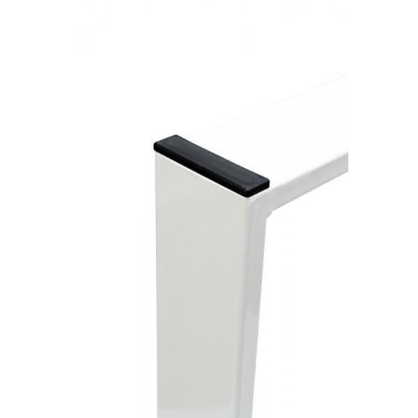 Set 2 picioare masa, Profil Lat, Vopsire in camp electrostatic, Alb 42x60x8 cm 6