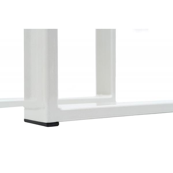 Set 2 picioare masa, Profil Lat, Vopsire in camp electrostatic, Alb 42x60x8 cm 5