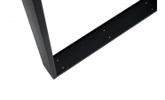 Set 2 picioare masa, Profil Lat, Vopsire in camp electrostatic, Negru 42x60x8 cm 7