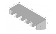 Organizator de scule electrice cu 5 locuri 5