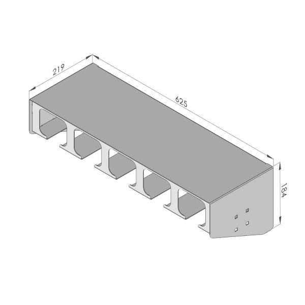 Organizator de scule electrice cu 5 locuri 5