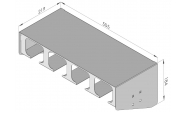Organizator de scule electrice cu 4 locuri 5
