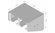 Organizator de scule electrice cu 2 locuri 2