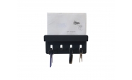 Suport chei 4 agatatoare cu raft 25x12 cm, Antracit 2