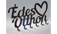 Suport chei Edes Otthon negru 2