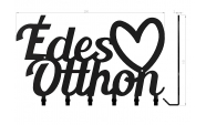Suport chei Edes Otthon negru 3