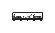 Cuier metalic Home Sweet Home 5 agatatoare 1