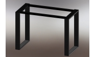 Set 2 picioare masa, Profil lat Metal 80x20 mm , Vopsire in camp electrostatic, Negru mat, 72x50x8 cm 4
